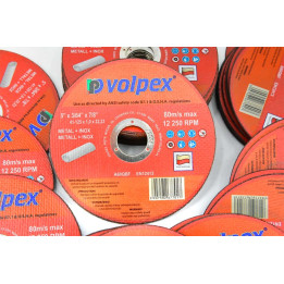 Zestaw 20 tarcz do cięcia metalu inox 125 mm - VOLPEX