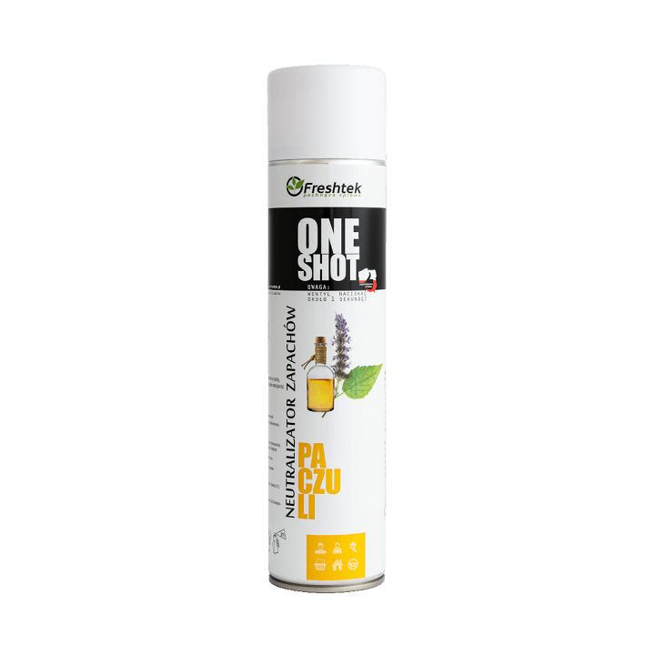 Odświeżacz PACZULI, 600 ml, ONE SHOT - Freshtek
