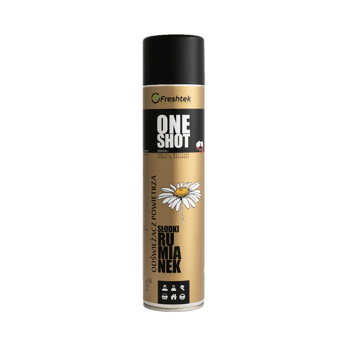 Odświeżacz SŁODKI RUMIANEK, 600 ml, ONE SHOT - Freshtek