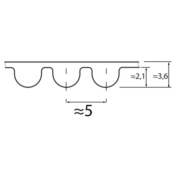 Pas rękaw 5M / 850 - Fenner