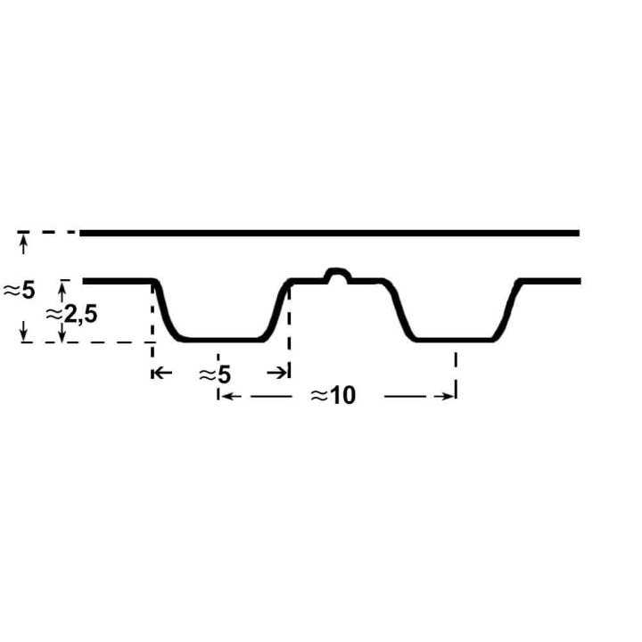 Pas T10 1610 / 10 - Optibelt