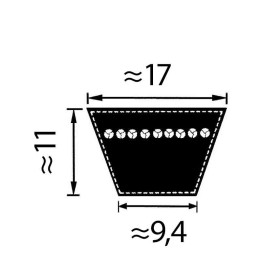 Pas HB 1040 / 1000 - Optibelt