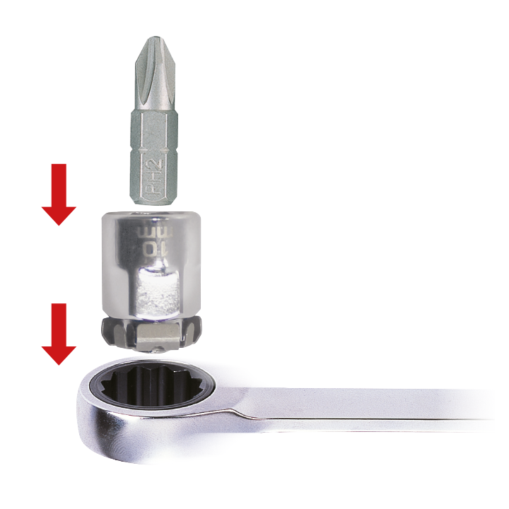 Uchwyt 1/4", 10 mm King Tony - 373202H