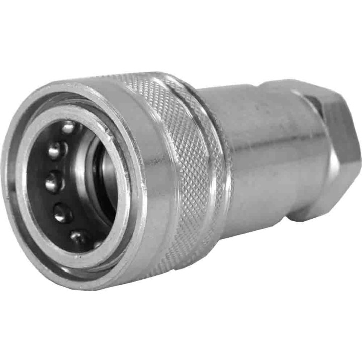 ISO-A szybkozłącze hydrauliczne grzybkowe 1/4" gniazdo