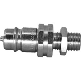 ISO-A szybkozłącze hydrauliczne grzybkowe grodziowe 18x1.5 wtyk