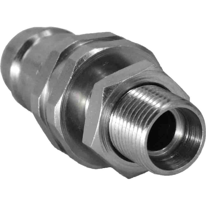 ISO-A szybkozłącze hydrauliczne grzybkowe grodziowe 18x1.5 wtyk