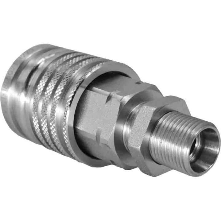 ISO-A szybkozłącze hydrauliczne grzybkowe grodziowe 22x1.5 gniazdo