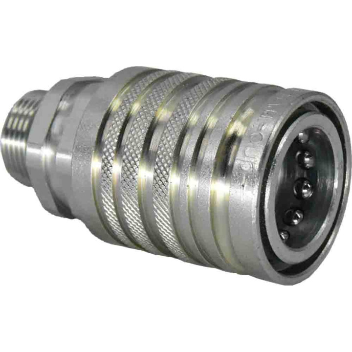 ISO-A szybkozłącze hydrauliczne grzybkowe 18x1.5 gniazdo