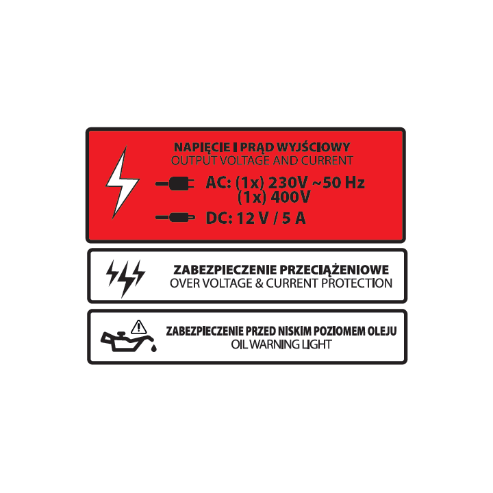 Agregat 8,3 kW, Dedra - DEGB9203K