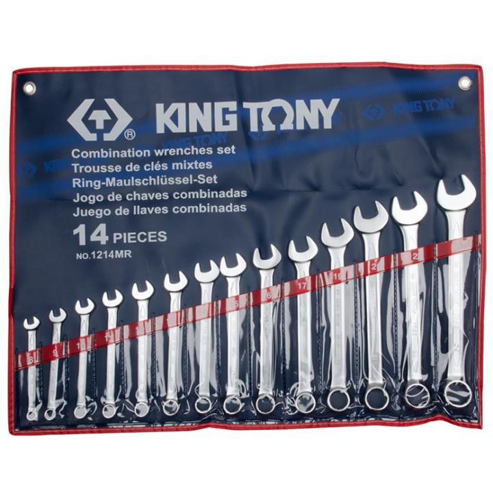 Klucze 10 - 32 mm, King Tony - 1214MR