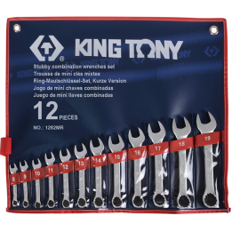 Klucze 8 - 19 mm, King Tony - 1282MR