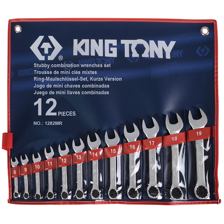 Klucze 8 - 19 mm, King Tony - 1282MR