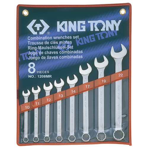 Klucze 10 - 22 mm, King Tony - 1208MR Klucze 10 - 22 mm, King...
