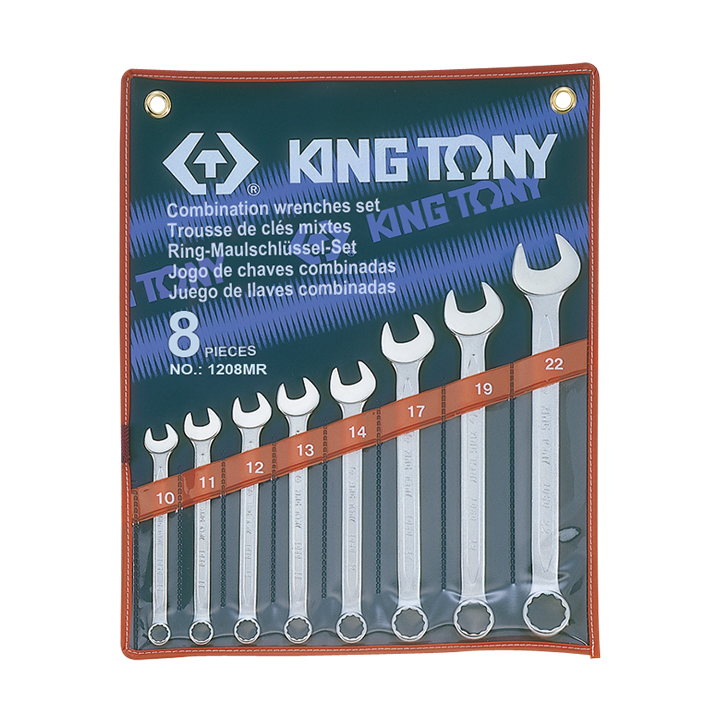 Klucze 10 - 22 mm, King Tony - 1208MR