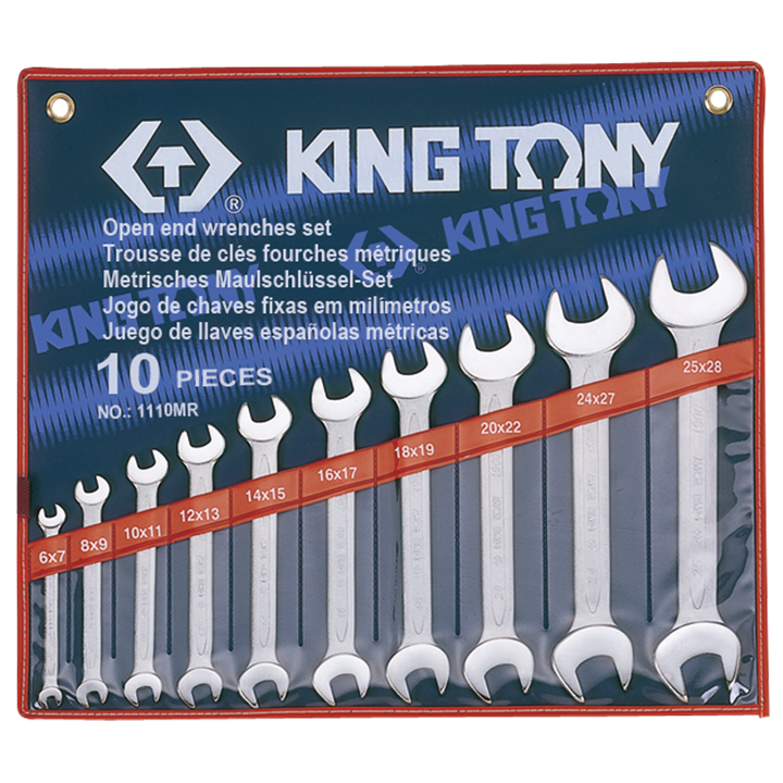 Klucze 9 - 28 mm, King Tony - 1110MR
