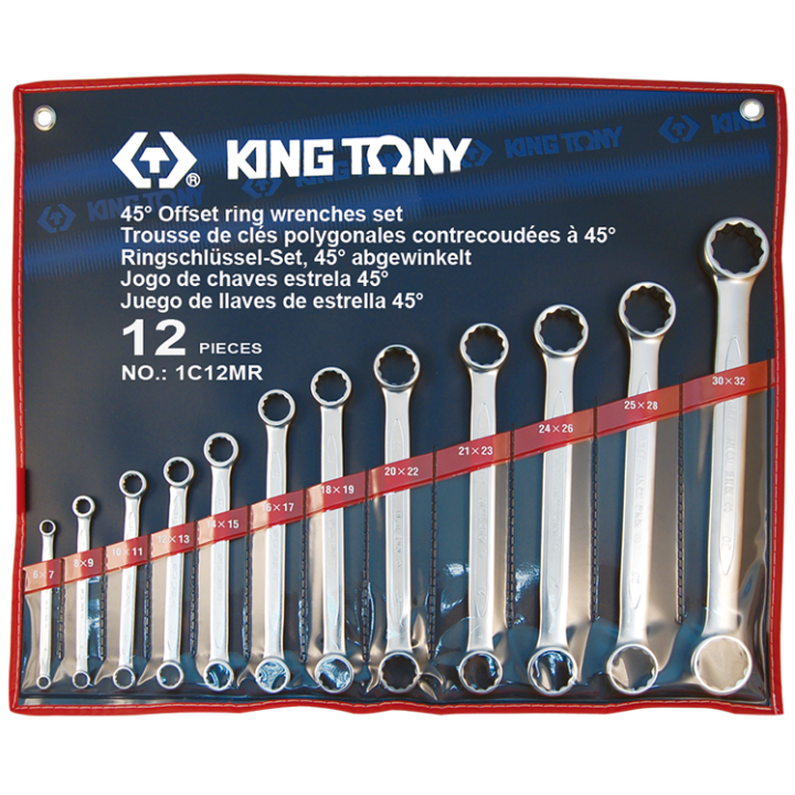Klucze 6 - 32 mm, King Tony - 1C12MR