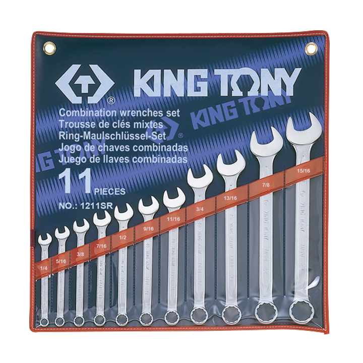 Klucze 1/4" - 15/16", King Tony - 1211SR