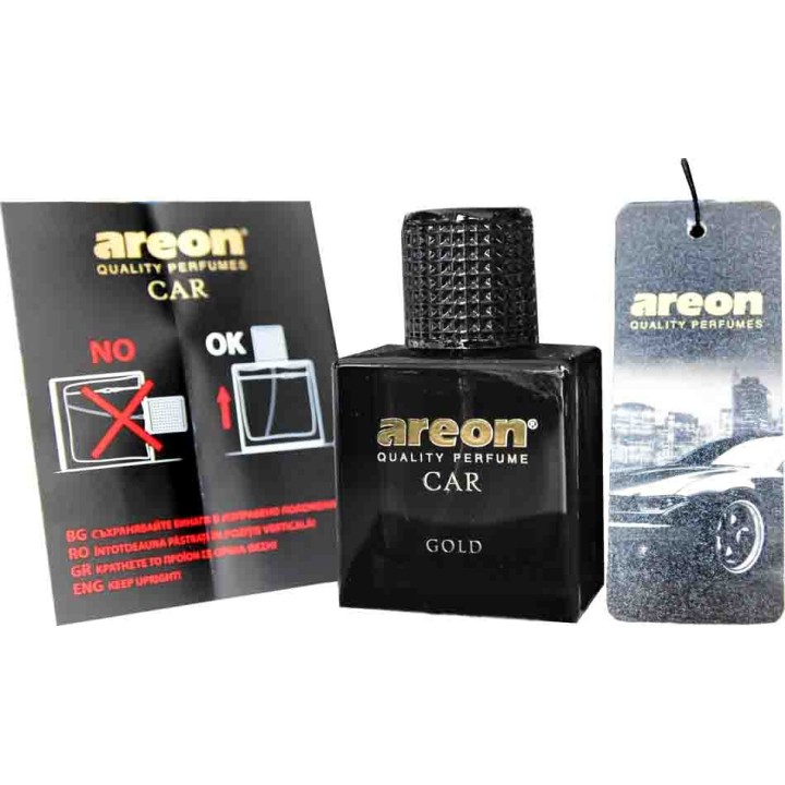 Zapach 50 ml, Car Perfume Areon GOLD - MCP04