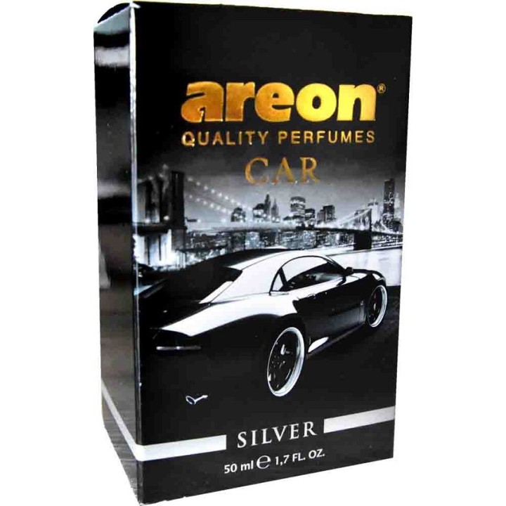 Zapach 50 ml, Car Perfume Areon SILVER - MCP05