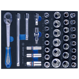 Nasadki 1/2", 8 -32 mm, King Tony - 9-4537MRV