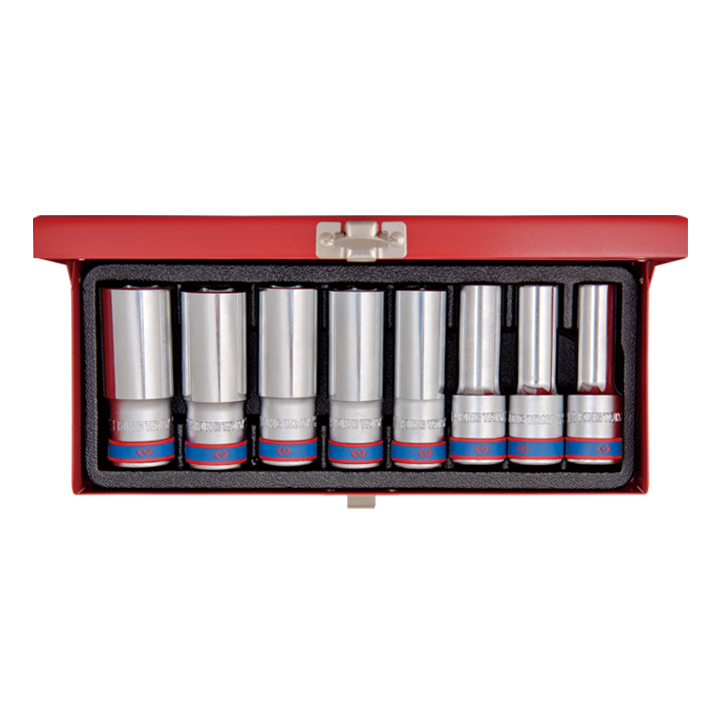 Nasadki 1/2", 12 - 23 mm, King Tony - 4208MR