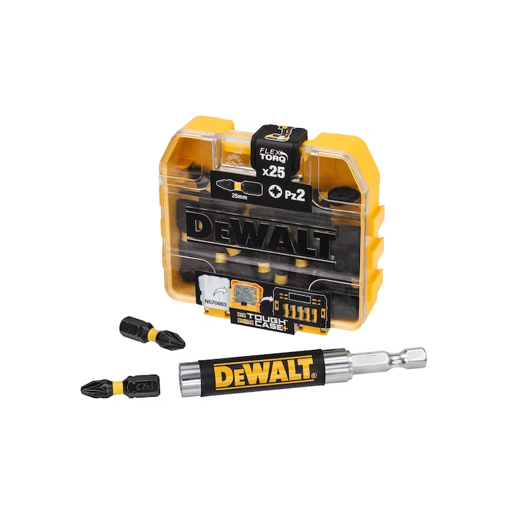 Zestaw bitów PZ2 x 25 w kasecie Tic Tac,  DeWALT - DT70621T-QZ