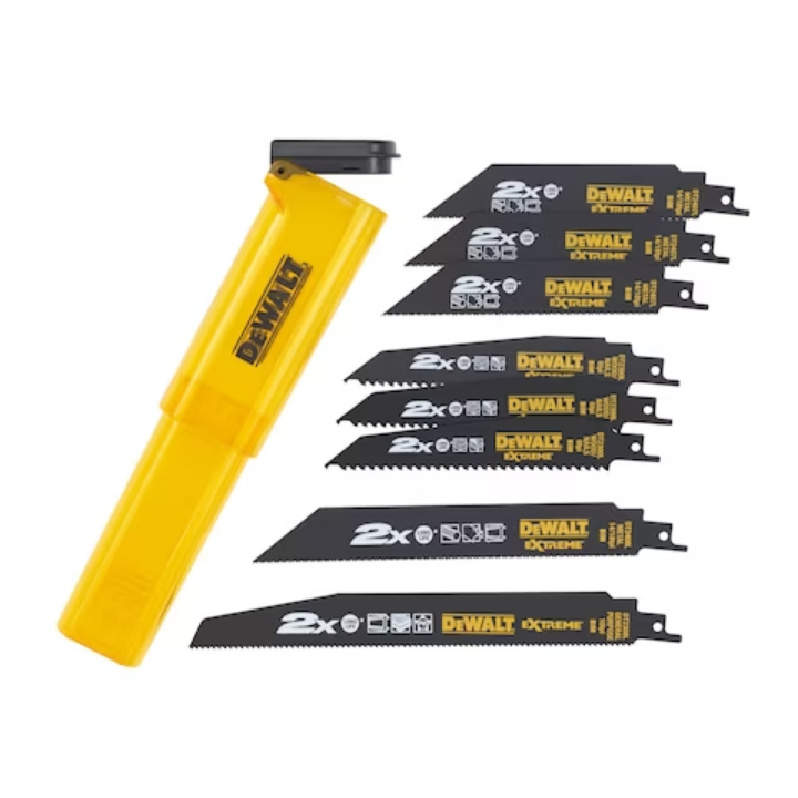 Brzeszczoty 8 szt, HCS EXTREME®, DeWALT - DT2443L-QZ