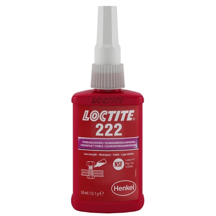 Zabezpieczenie gwintów 250 ml, Loctite 222 - 245636