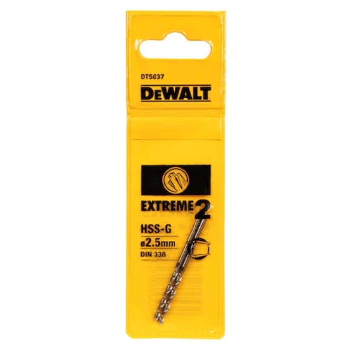 Wiertła 2.5 x 57 mm, NWKA, EXTREME®2 DeWALT - DT5037-QZ