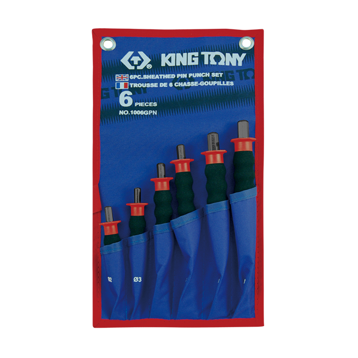 Zestaw wybijaków igłowych 2 - 8 mm, King Tony - 1006GPN
