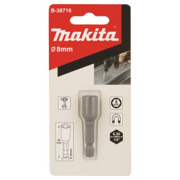 Nasadka 1/4", 8 mm, Makita - B-38716