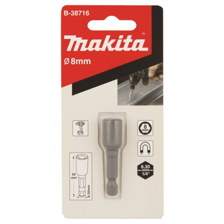 Nasadka 1/4", 8 mm, Makita - B-38716