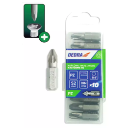 Bity 1/4", PZ1x25 mm, Dedra - 18A01PZ10-10