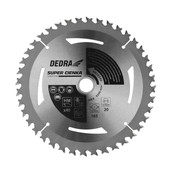 Piła 24T, 184x16 mm, Dedra - HA18524E