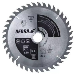 Piła 24T, 200x16 mm, Dedra - H20024E
