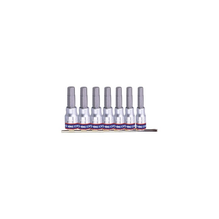 Nasadki HEX 1/4" KING TONY - 2127PR