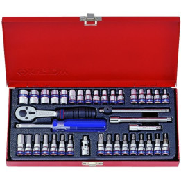 Nasadki 1/4", 4 - 13 mm KING TONY - 2539MR