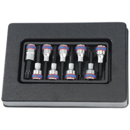 Nasadki 1/2", TORX T20 - T60 mm KING TONY - 9-4119PR
