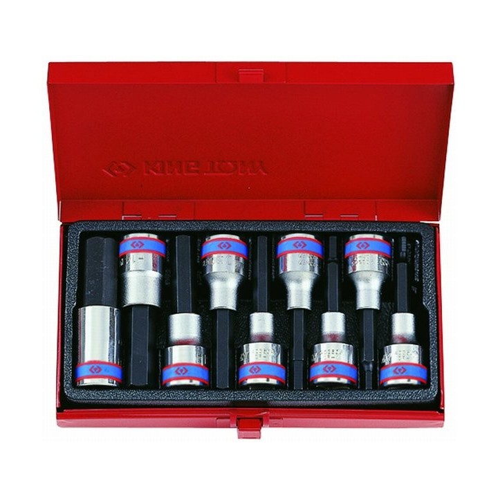 Nasadki 1/2", HEX 4 - 17 mm, King Tony - 4120PR