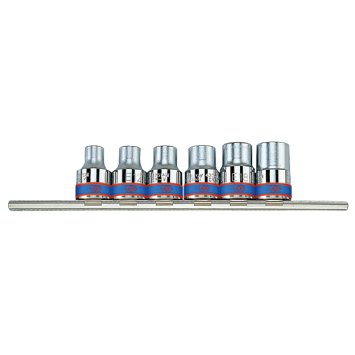 Nasadki 1/2", E10 - E20, King Tony - 4106PR
