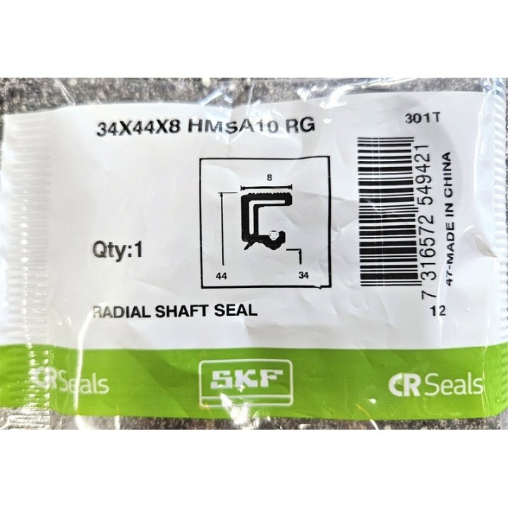 Simmering 34x44x8 mm, HMSA10 RG - SKF
