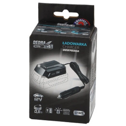 Ładowarka samochodowa 18 V, SAS+ALL, Dedra - DED7038A