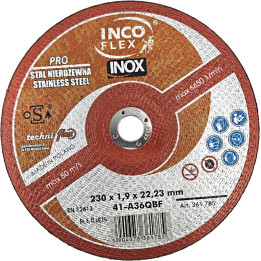 Tarcza 41-230x1.9x22 mm, A36Q - Inox Pro