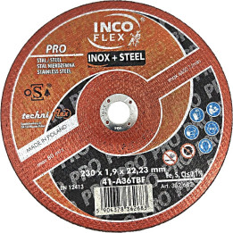 Tarcza 41-230x1.9x22.2 mm, A36T BF80, 2w1 - Pro Stal+Inox