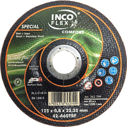 Tarcza 42-125x0.8x22 mm, A60T - Inox Special COMFORT