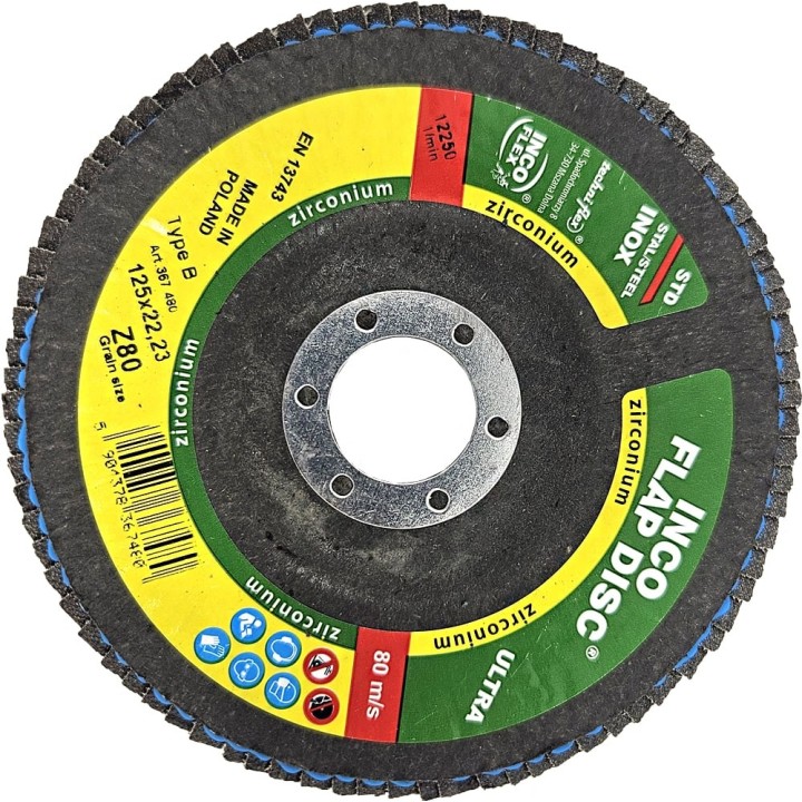 Tarcza Z80 / 125x22.23 mm - Ultra Zirconium