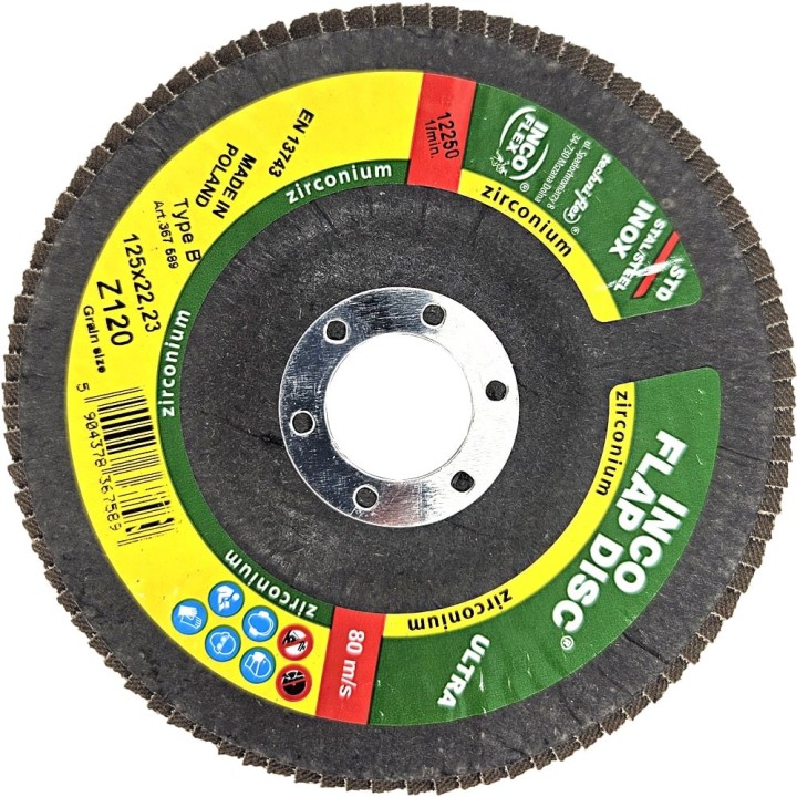 Tarcza Z120 / 125x22.23 mm - Ultra Zirconium