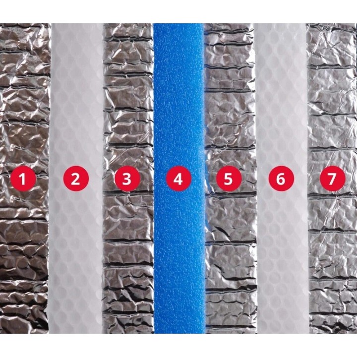 Folia termoizolacyjna, 1 m2, Aluthermo® Quattro