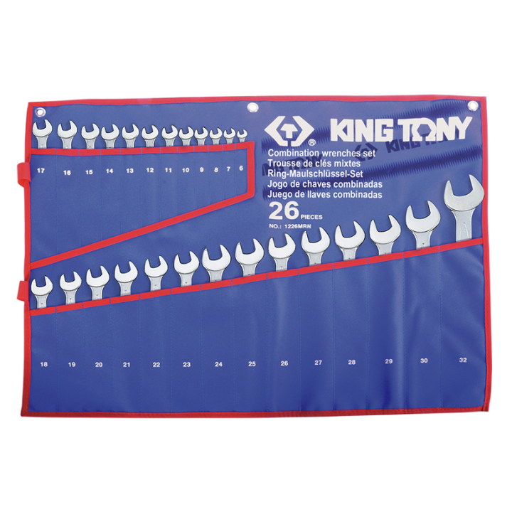 Zestaw kluczy 6 - 32 mm, King Tony - 1226MRN