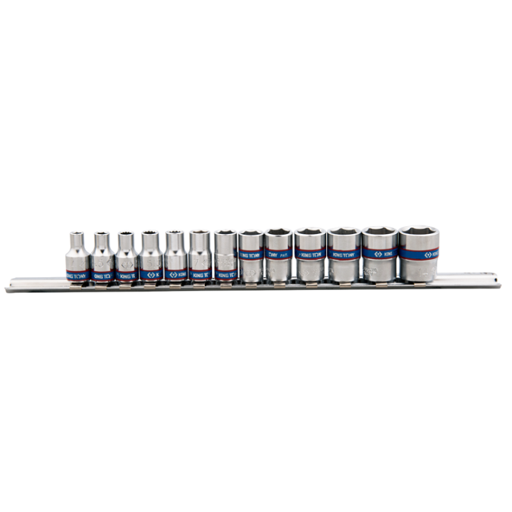 Nasadki 1/4", 4 - 14 mm, King Tony - 2513MR